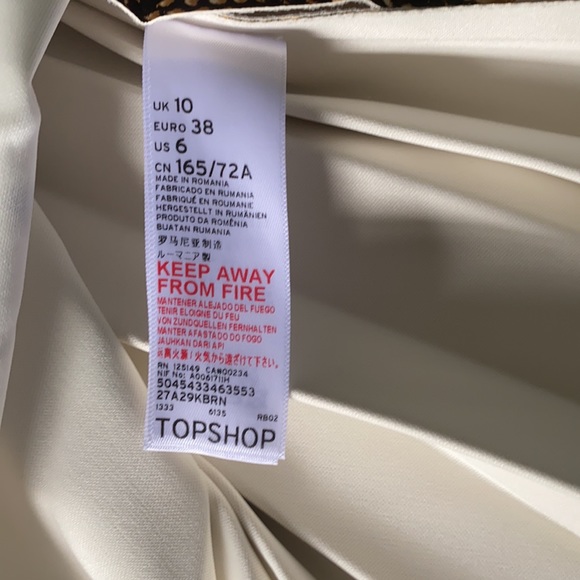 TopShop size. 6 midi skirt - Picture 10 of 11